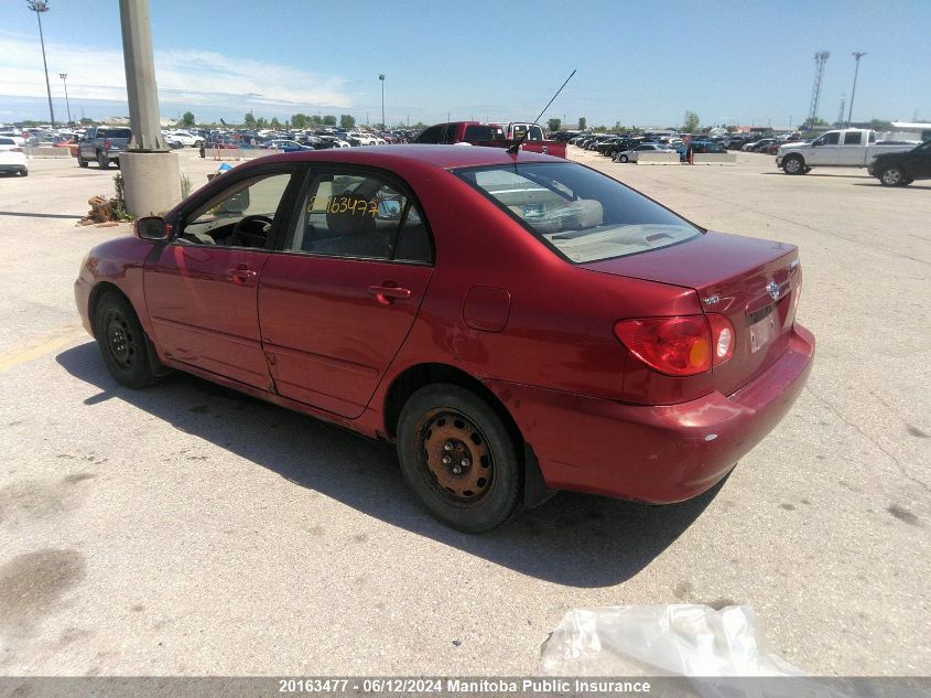 2003 Toyota Corolla Le VIN: 2T1BR38E23C770162 Lot: 20163477