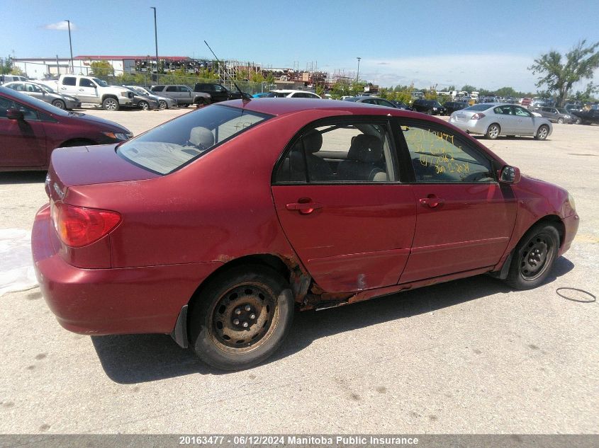2003 Toyota Corolla Le VIN: 2T1BR38E23C770162 Lot: 20163477