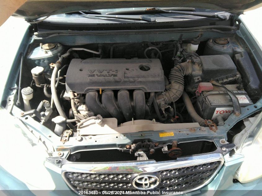 2005 Toyota Corolla Ce VIN: 2T1BR32E95C844804 Lot: 20163480