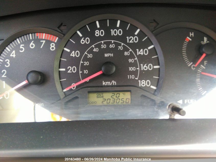 2005 Toyota Corolla Ce VIN: 2T1BR32E95C844804 Lot: 20163480