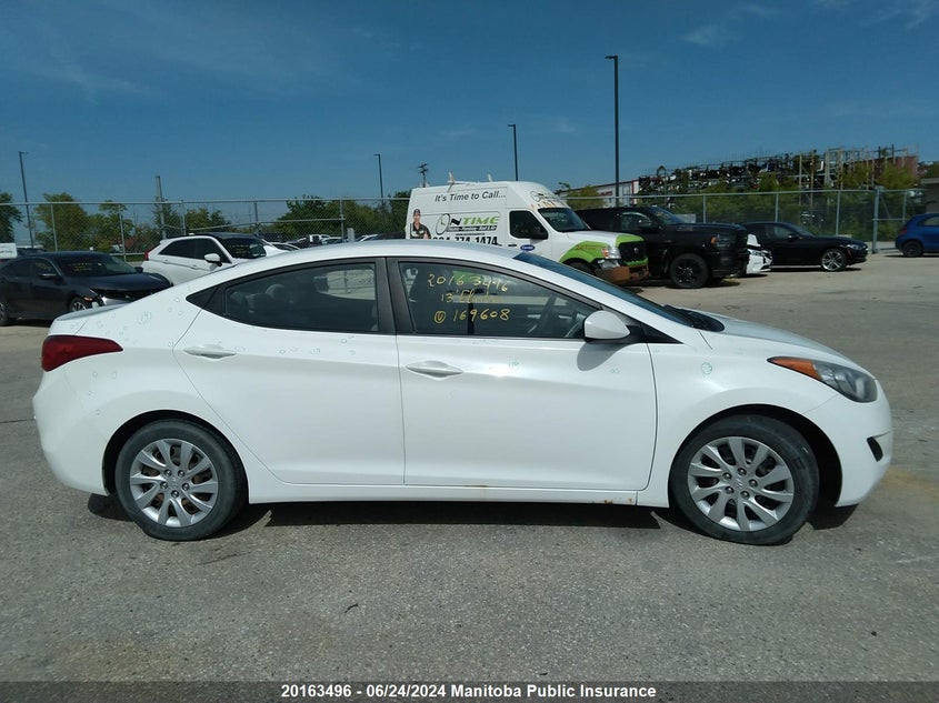 2013 Hyundai Elantra Gl VIN: 5NPDH4AEXDH169608 Lot: 20163496
