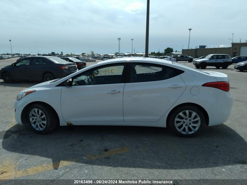 2013 Hyundai Elantra Gl VIN: 5NPDH4AEXDH169608 Lot: 20163496