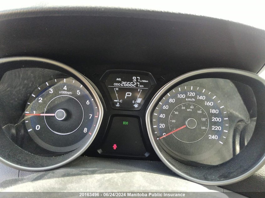 2013 Hyundai Elantra Gl VIN: 5NPDH4AEXDH169608 Lot: 20163496