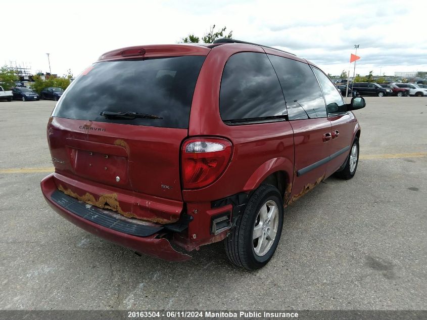 2007 Dodge Caravan Sxt VIN: 1D4GP45R87B227110 Lot: 20163504