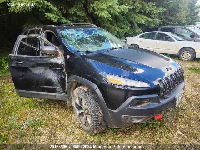 2016 Jeep Cherokee Trailhawk VIN: 1C4PJMBSXGW224790 Lot: 20163506