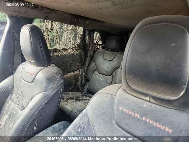 2016 Jeep Cherokee Trailhawk VIN: 1C4PJMBSXGW224790 Lot: 20163506