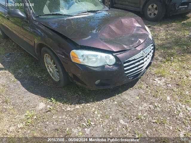 2004 Chrysler Sebring Lxi VIN: 1C3EL56RX4N387380 Lot: 20163508