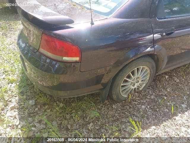 2004 Chrysler Sebring Lxi VIN: 1C3EL56RX4N387380 Lot: 20163508