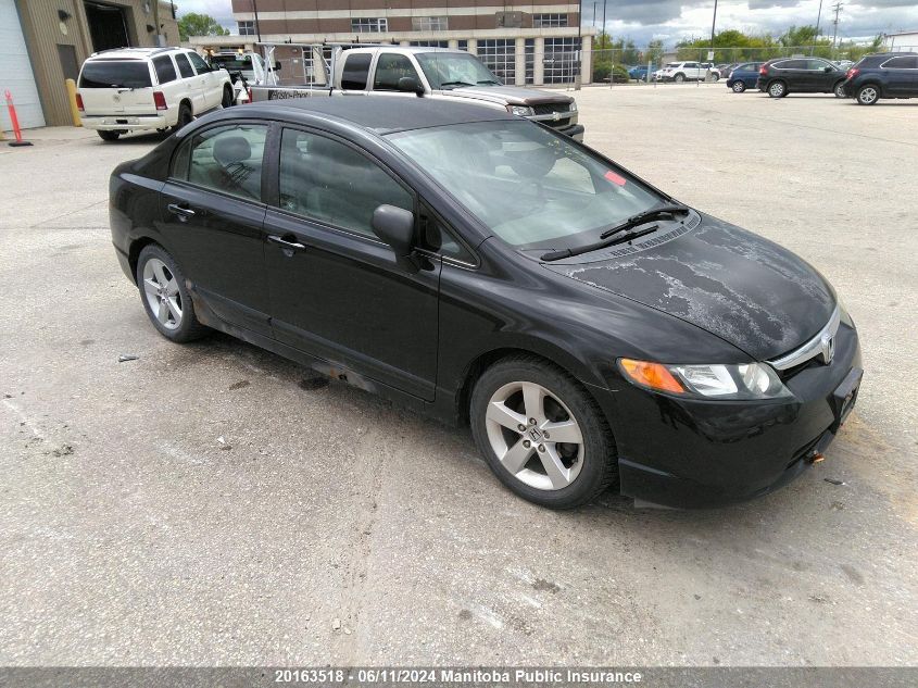 2007 Honda Civic Lx VIN: 2HGFA16587H004837 Lot: 20163518