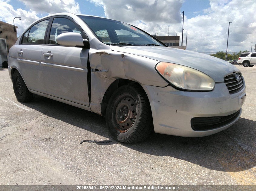 2008 Hyundai Accent Gl VIN: KMHCN45C58U245885 Lot: 20163549