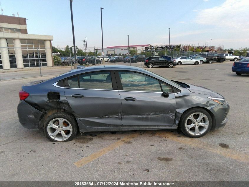 2019 Chevrolet Cruze Premier Turbo VIN: 1G1BF5SM6K7105374 Lot: 20163554