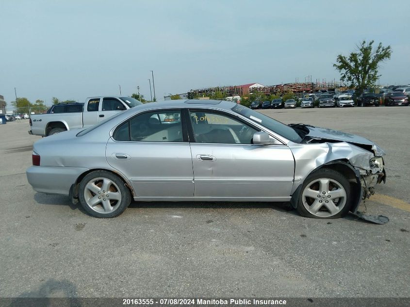 2002 Acura 3.2 Tl Type S VIN: 19UUA56812A805738 Lot: 20163555