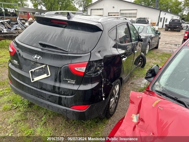 2015 Hyundai Tucson Limited VIN: KM8JUCAG3FU980763 Lot: 20163570