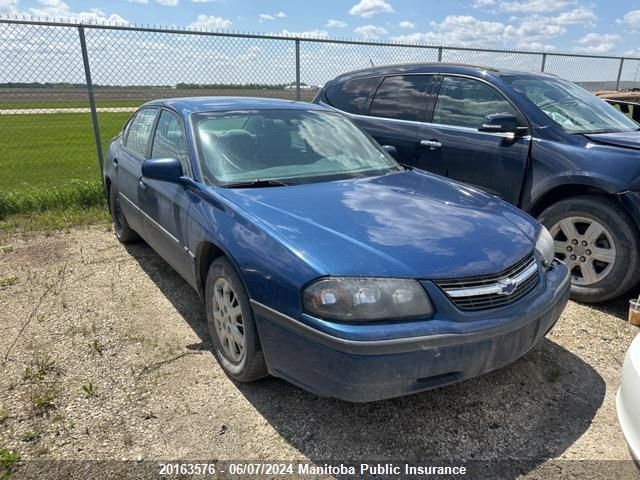 2004 Chevrolet Impala VIN: 2G1WF52E249434097 Lot: 20163576