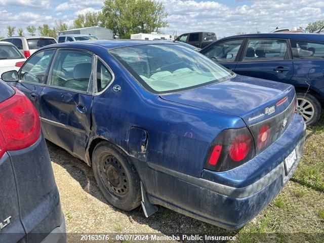 2004 Chevrolet Impala VIN: 2G1WF52E249434097 Lot: 20163576