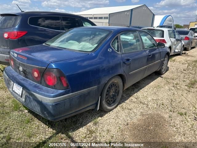 2004 Chevrolet Impala VIN: 2G1WF52E249434097 Lot: 20163576