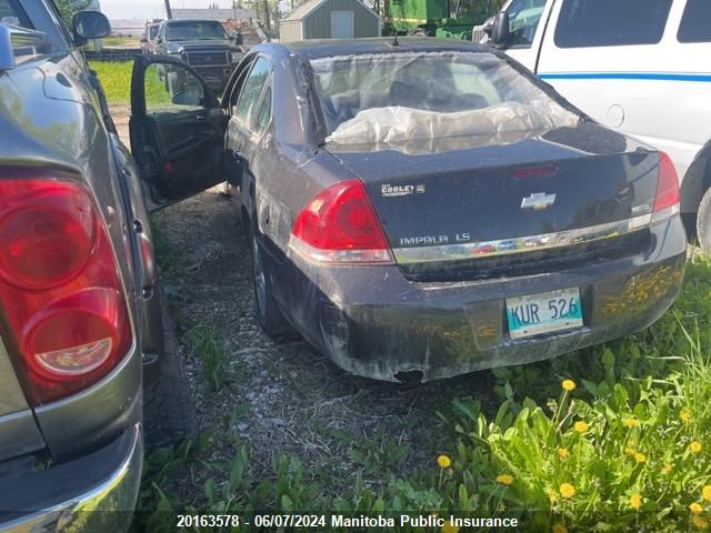 2008 Chevrolet Impala Ls V6 VIN: 2G1WB58K789283661 Lot: 20163578