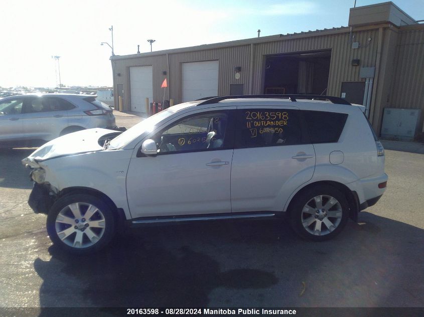 2011 Mitsubishi Outlander Xls VIN: JA4JT5AX5BU602550 Lot: 20163598