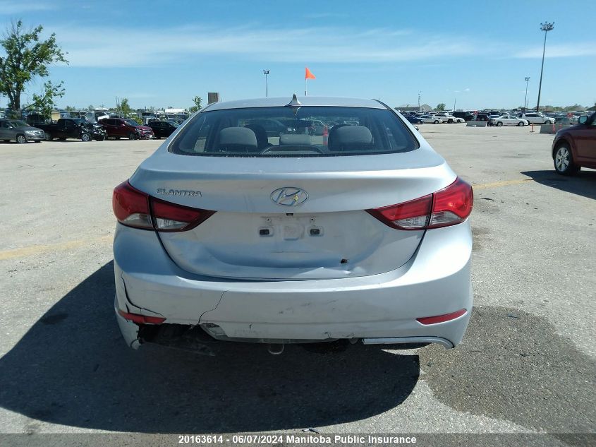 2014 Hyundai Elantra Gls VIN: 5NPDH4AE8EH486739 Lot: 20163614