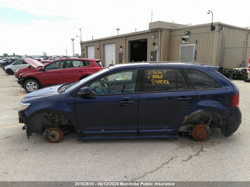 2011 Ford Edge Limited VIN: 2FMDK4AK8BBB24582 Lot: 20163619