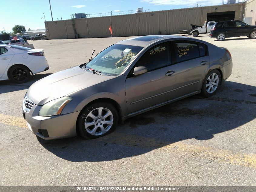 2007 Nissan Maxima 3.5 Se VIN: 1N4BA41E47C855841 Lot: 20163623