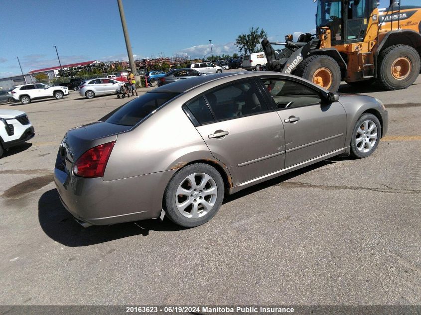 2007 Nissan Maxima 3.5 Se VIN: 1N4BA41E47C855841 Lot: 20163623