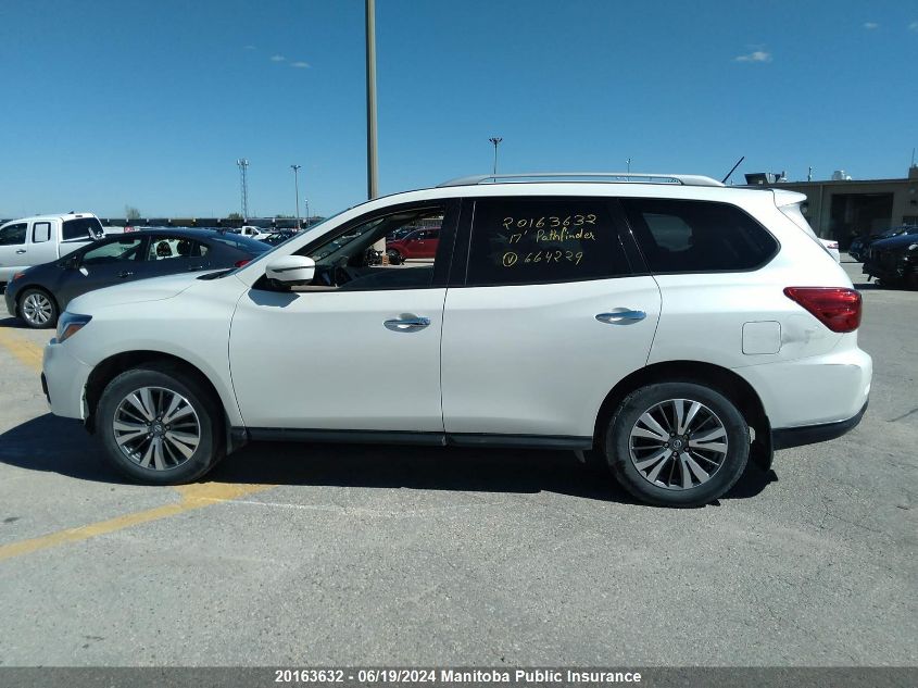 2017 Nissan Pathfinder Sl VIN: 5N1DR2MMXHC664229 Lot: 20163632