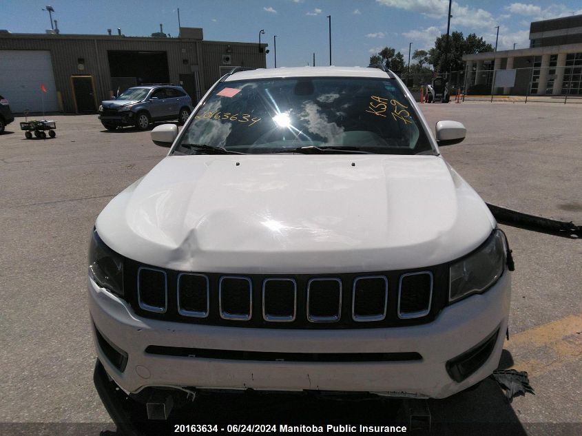 2018 Jeep Compass North VIN: 3C4NJDBBXJT145740 Lot: 20163634