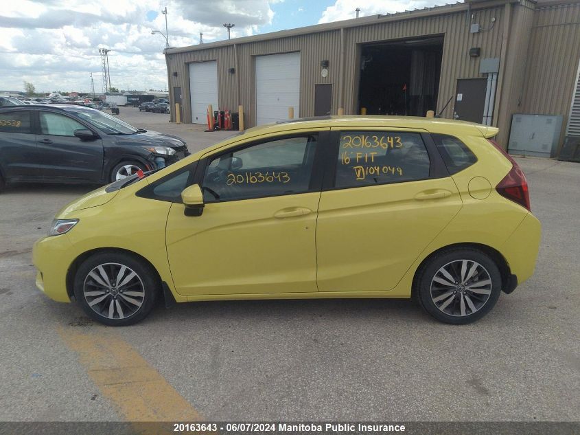 2016 Honda Fit Ex VIN: 3HGGK5H70GM104049 Lot: 20163643