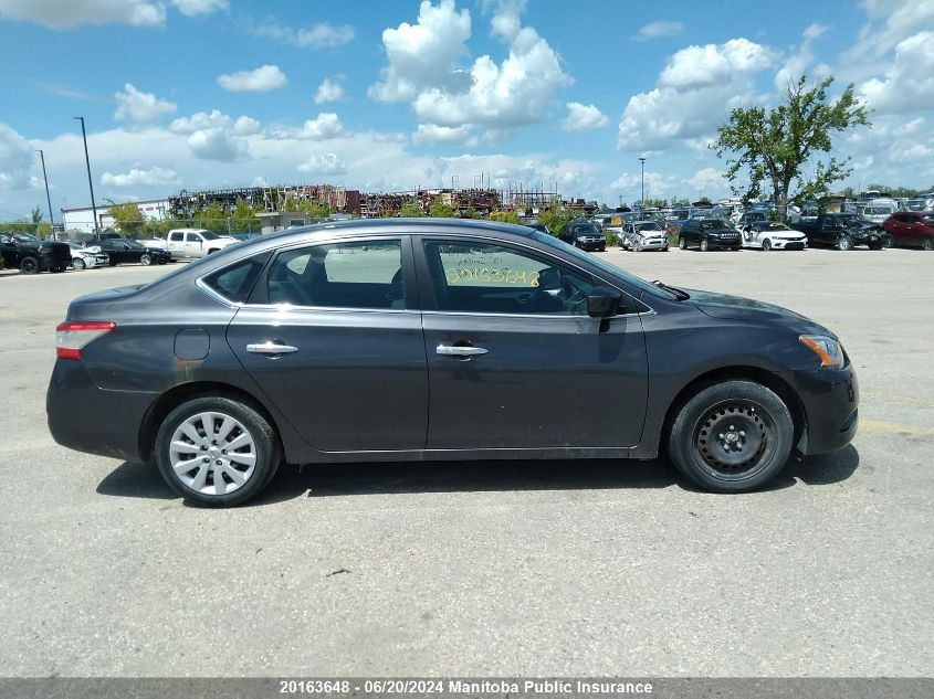 2013 Nissan Sentra 1.8 Sv VIN: 3N1AB7APXDL734269 Lot: 20163648