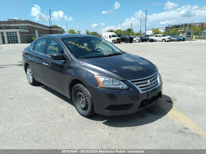 2013 Nissan Sentra 1.8 Sv VIN: 3N1AB7APXDL734269 Lot: 20163648