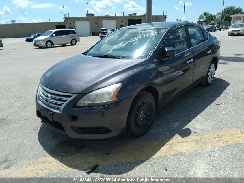 2013 Nissan Sentra 1.8 Sv VIN: 3N1AB7APXDL734269 Lot: 20163648