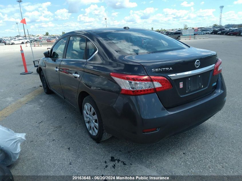 2013 Nissan Sentra 1.8 Sv VIN: 3N1AB7APXDL734269 Lot: 20163648