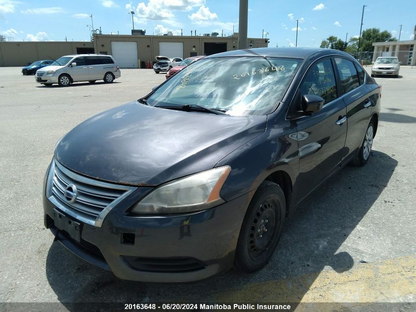 2013 Nissan Sentra 1.8 Sv VIN: 3N1AB7APXDL734269 Lot: 20163648