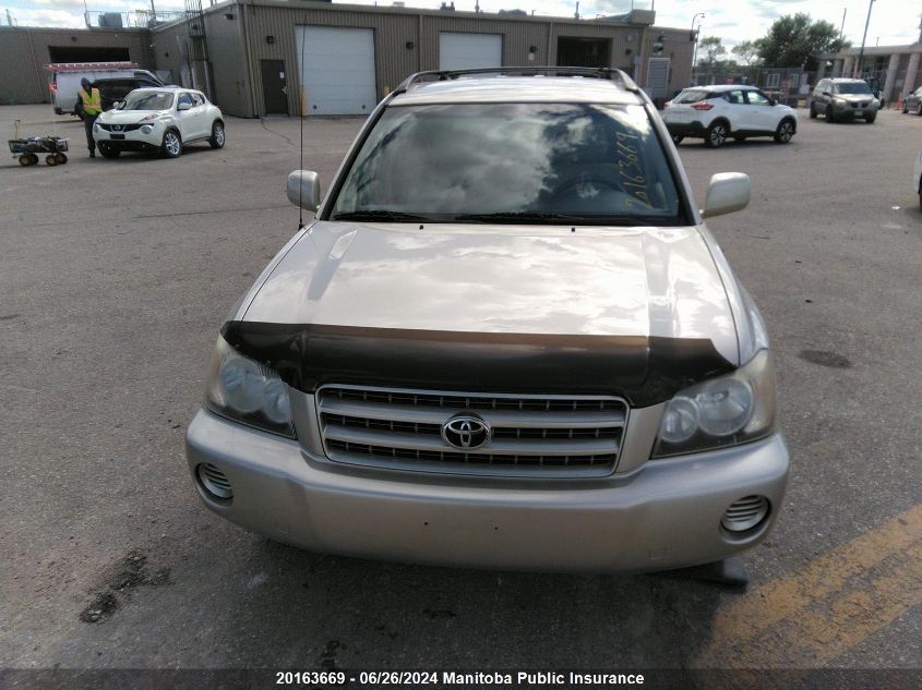 2002 Toyota Highlander V6 VIN: JTEHF21A520072895 Lot: 20163669