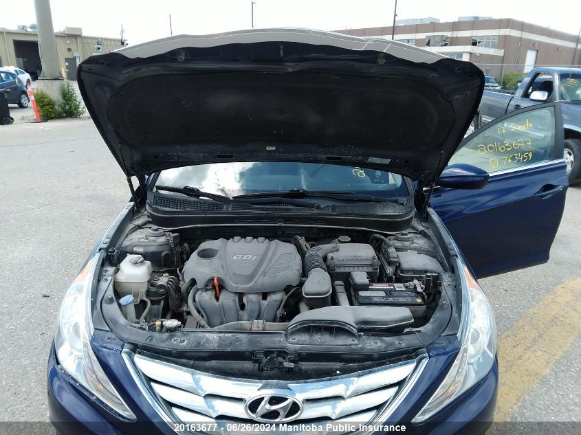 2013 Hyundai Sonata Gl VIN: 5NPEB4AC3DH763459 Lot: 20163677