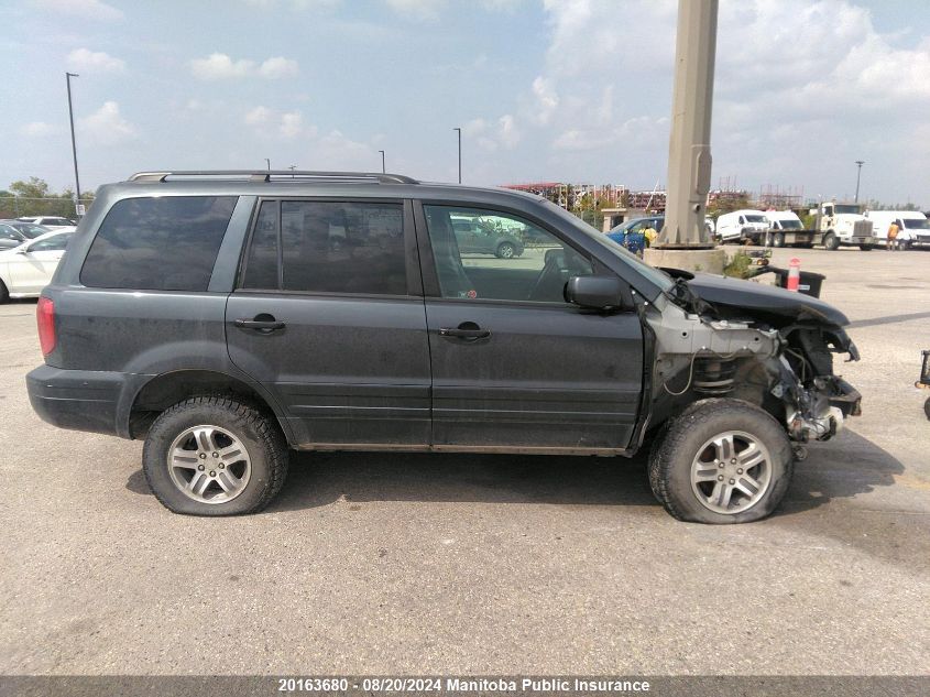 2003 Honda Pilot Ex VIN: 2HKYF18593H562266 Lot: 20163680
