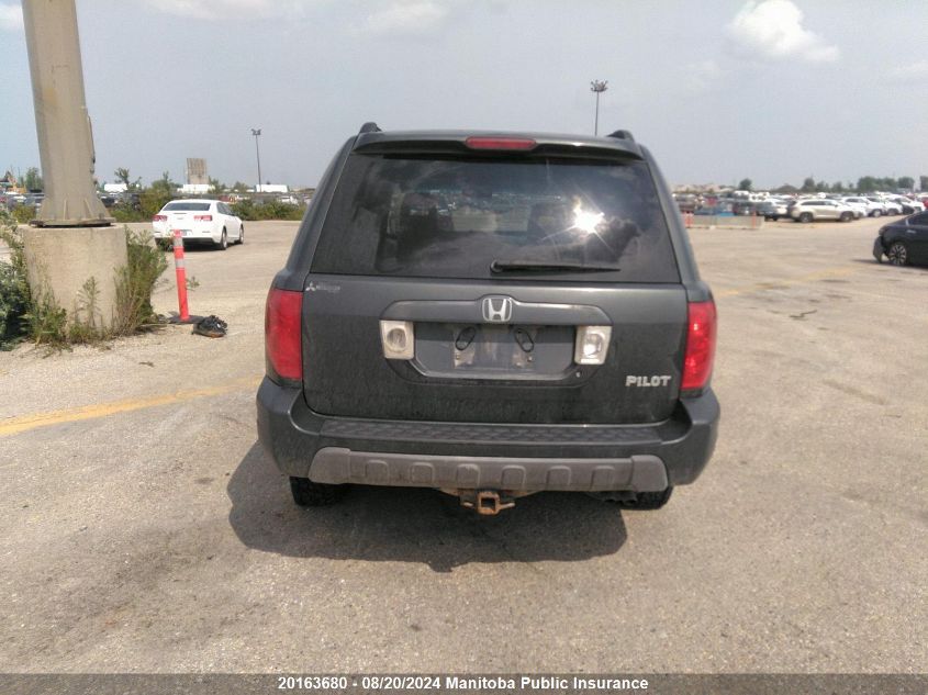 2003 Honda Pilot Ex VIN: 2HKYF18593H562266 Lot: 20163680