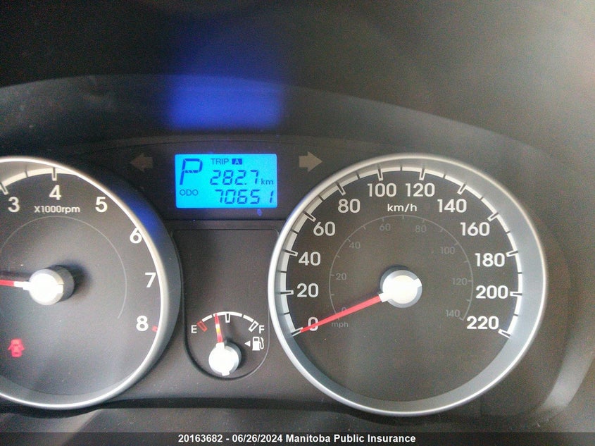 2010 Hyundai Accent Gl VIN: KMHCN3BC7AU166447 Lot: 20163682