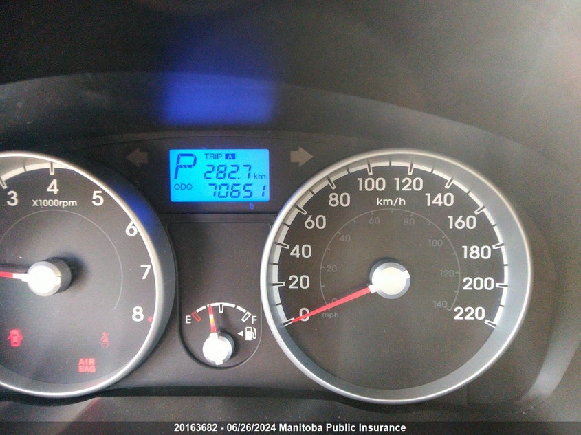 2010 Hyundai Accent Gl VIN: KMHCN3BC7AU166447 Lot: 20163682