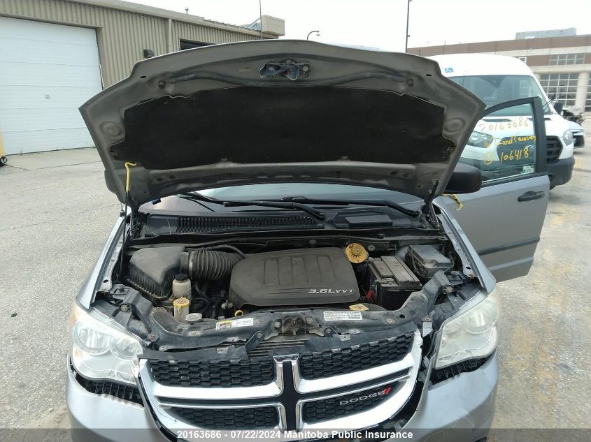 2014 Dodge Grand Caravan Sxt VIN: 2C4RDGBGXER106418 Lot: 20163686