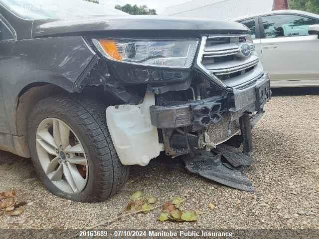 2015 Ford Edge Se VIN: 2FMTK4J89FBB93691 Lot: 20163689