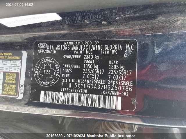 2015 Ford Edge Se VIN: 2FMTK4J89FBB93691 Lot: 20163689