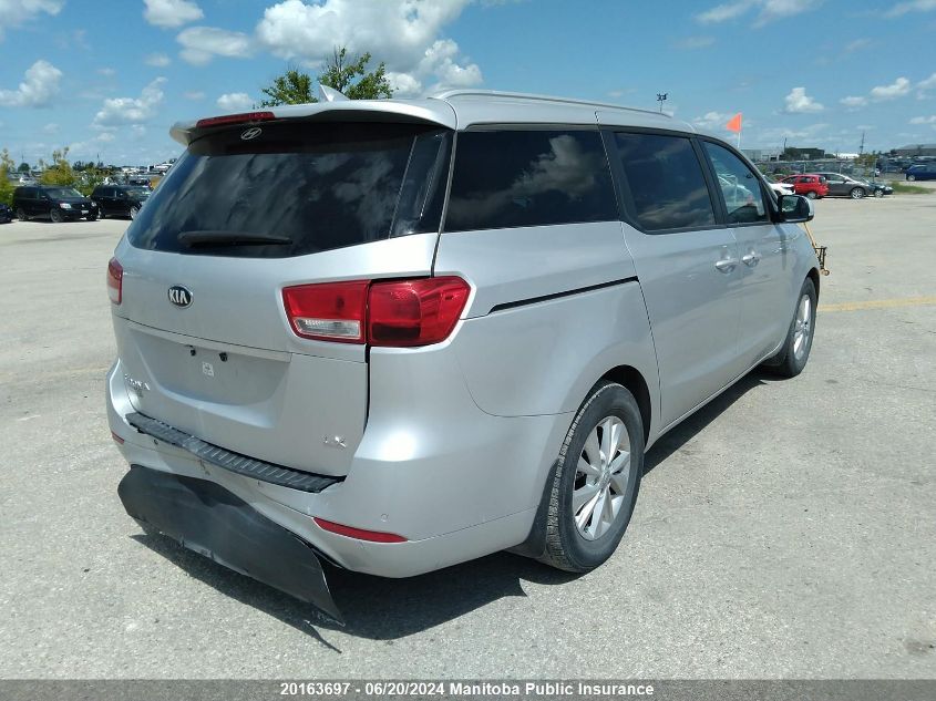 2018 Kia Sedona Lx VIN: KNDMB5C17J6354111 Lot: 20163697