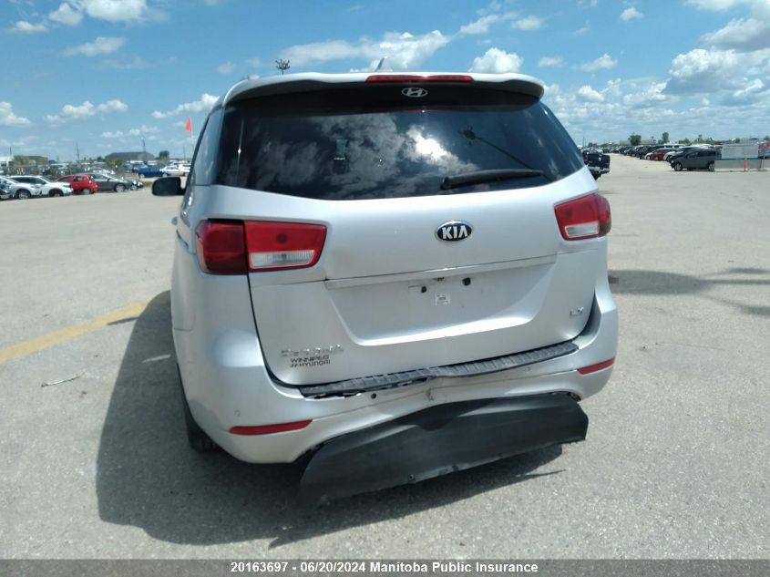 2018 Kia Sedona Lx VIN: KNDMB5C17J6354111 Lot: 20163697