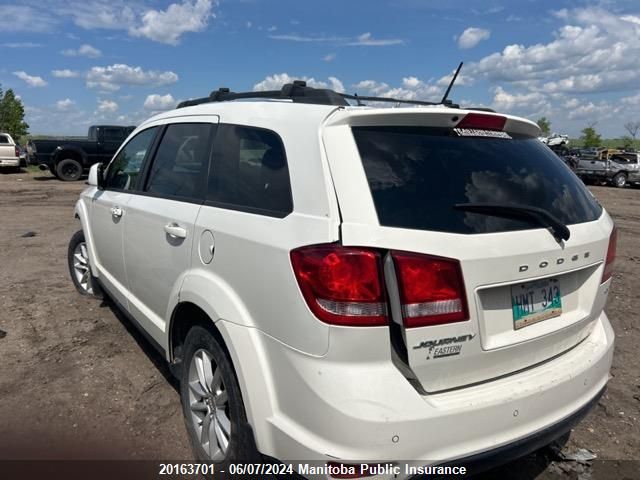 2016 Dodge Journey Sxt VIN: 3C4PDCCG4GT185079 Lot: 20163701