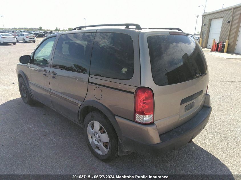 2006 Pontiac Montana Sv6 Sv6 VIN: 1GMDU23LX6D195545 Lot: 20163715