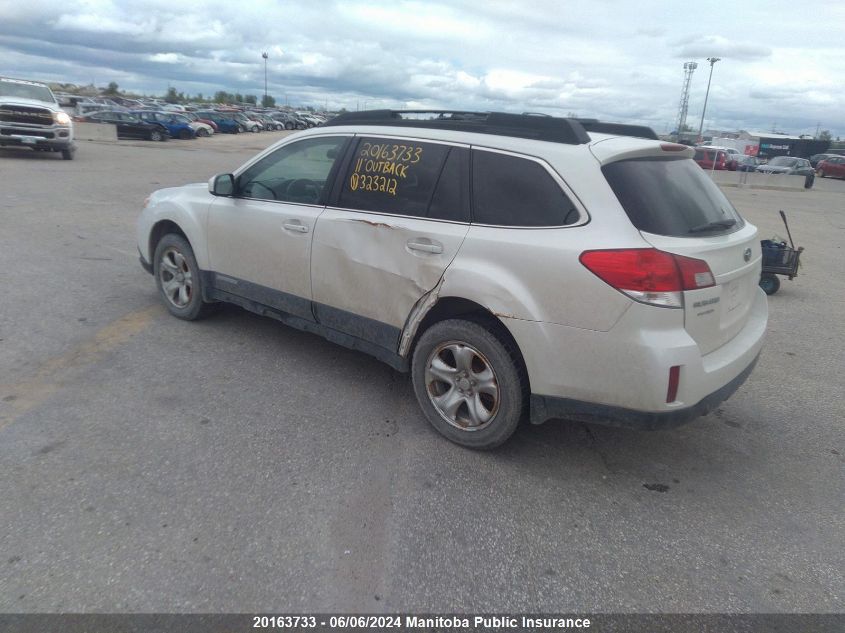 2011 Subaru Outback 3.6R Limited VIN: 4S4BRJKC8B2323212 Lot: 20163733