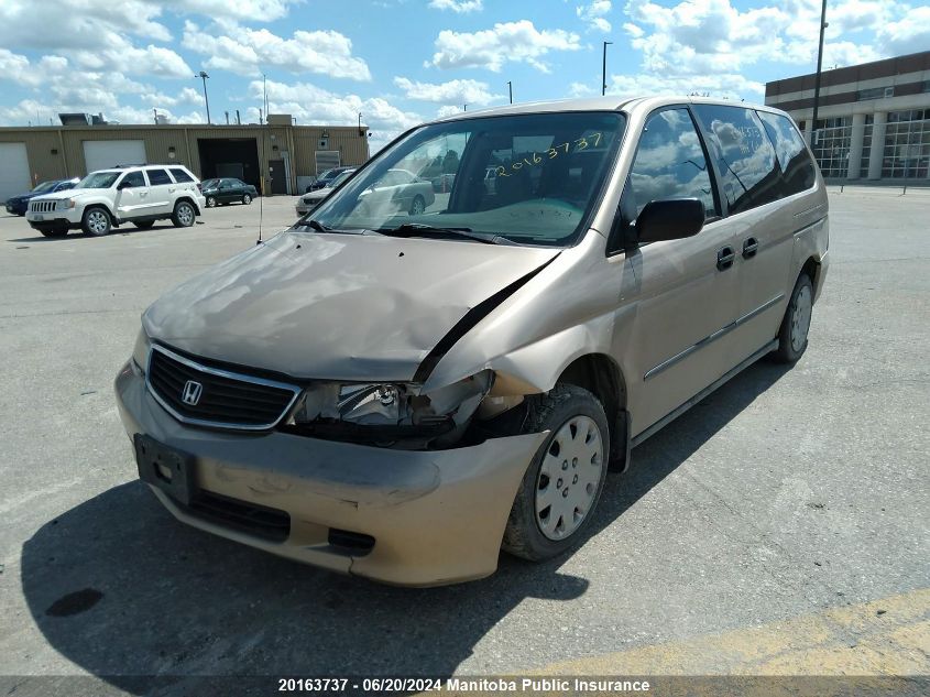 1999 Honda Odyssey VIN: 2HKRL1851XH004110 Lot: 20163737