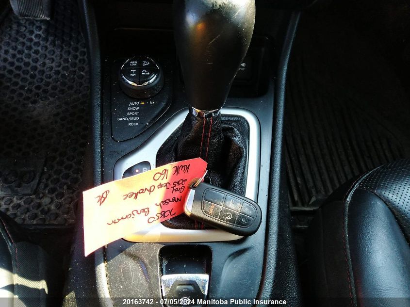 2015 Jeep Cherokee Trailhawk VIN: 1C4PJMBS9FW756496 Lot: 20163742